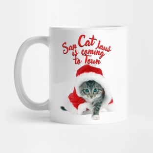 SanCatlaus is Coming to Town Mug